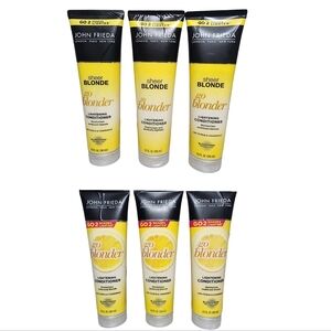 6 Pack John Frieda Go Blonder Lightening Conditioner 8.3 oz *Packaging May Vary*